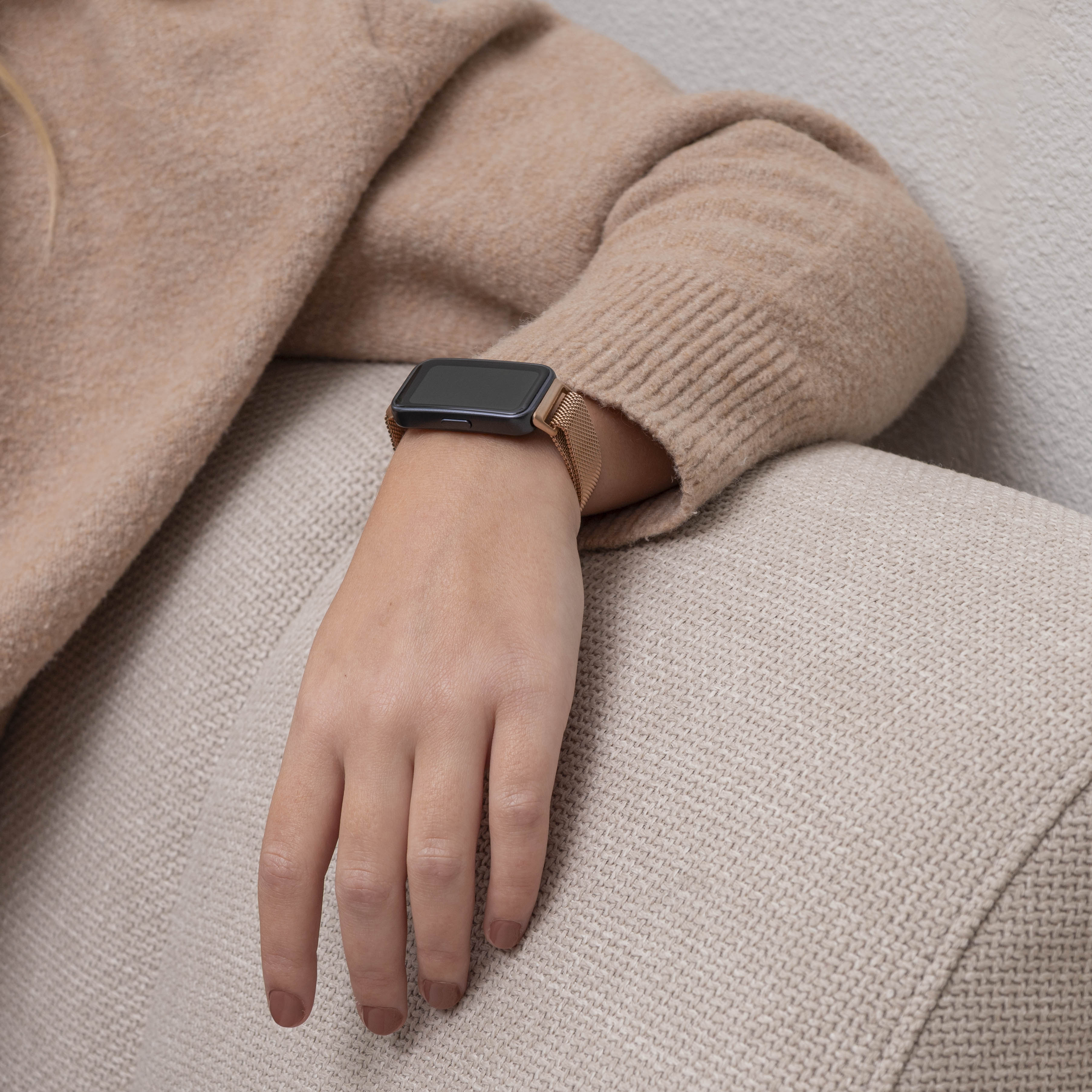 Correa milanesa Huawei Band 8 (oro rosa)