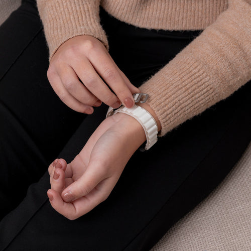 Alpine Nylon Strap, starlight, lifestyle photo