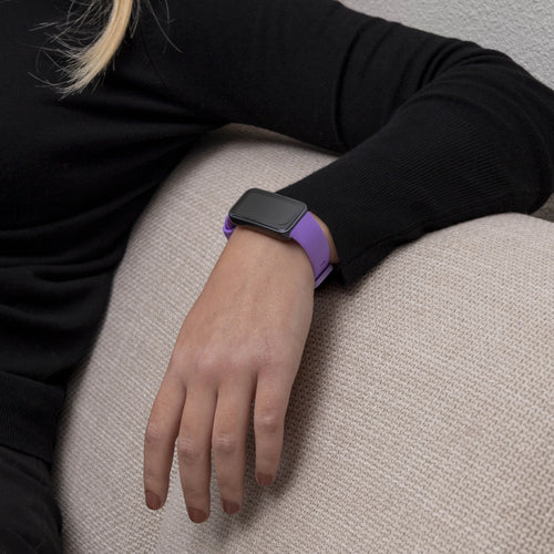 Silicone Strap, lilac, lifestyle photo
