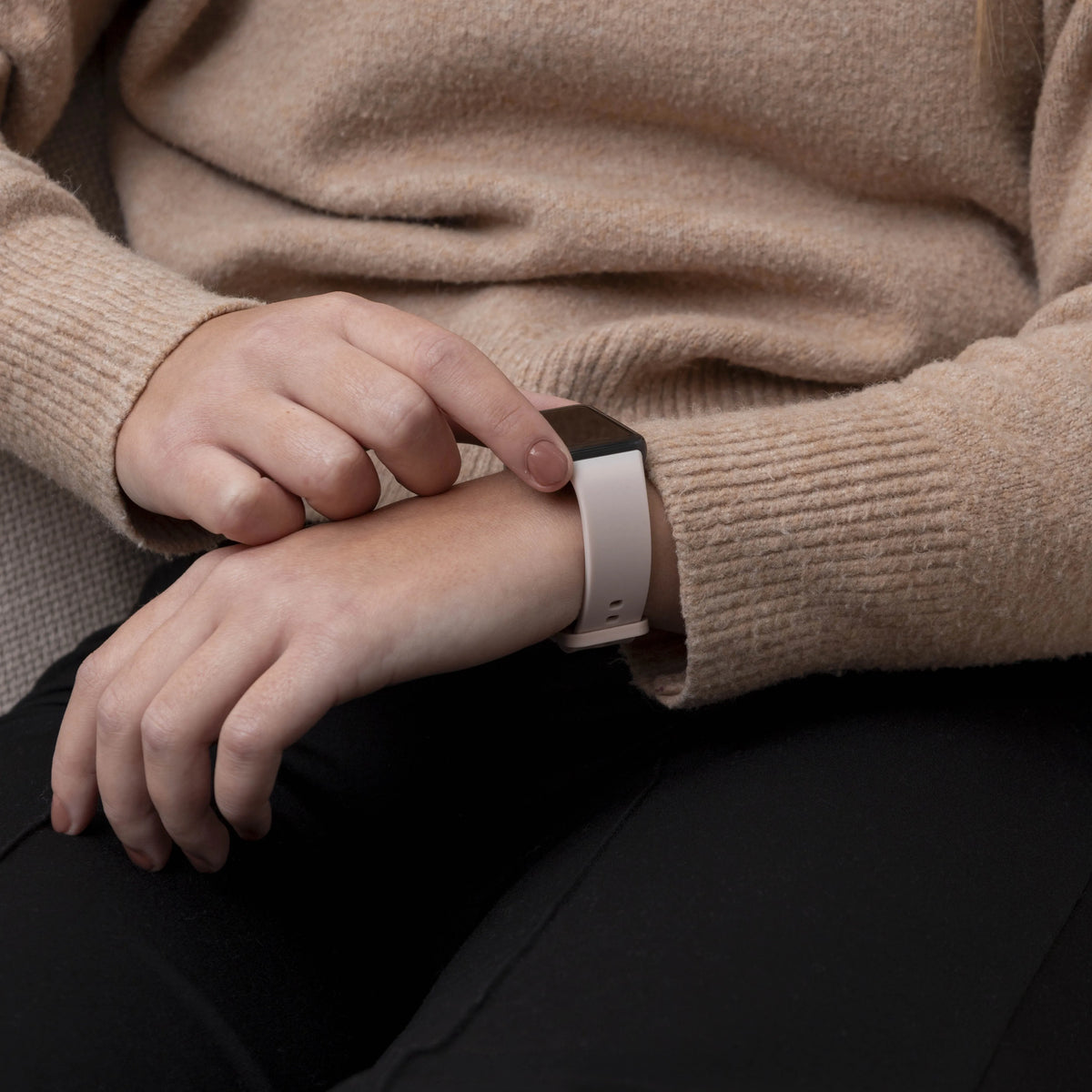 Silicone Strap, pink, lifestyle photo