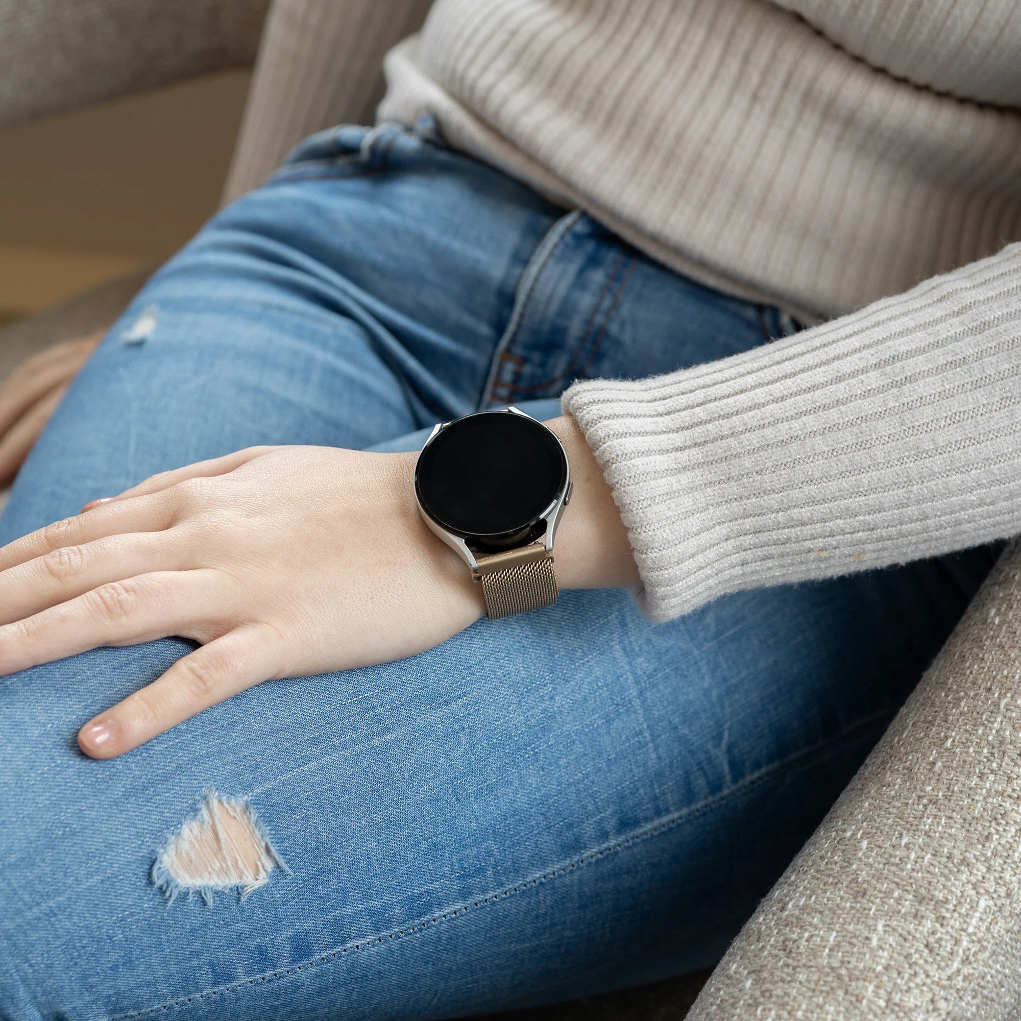 Correa milanesa Samsung Galaxy Watch 7 - 40mm (champán)