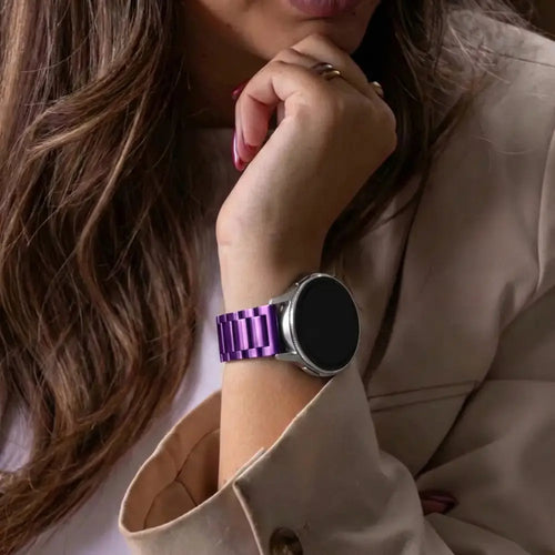 Correa acero Samsung Galaxy Watch 3 41mm (violeta)