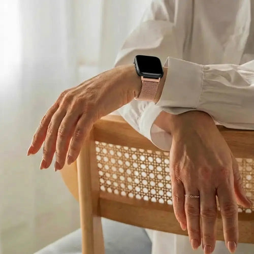 Correa Milanesa Xiaomi Smart Band 9 Pro (oro rosa)