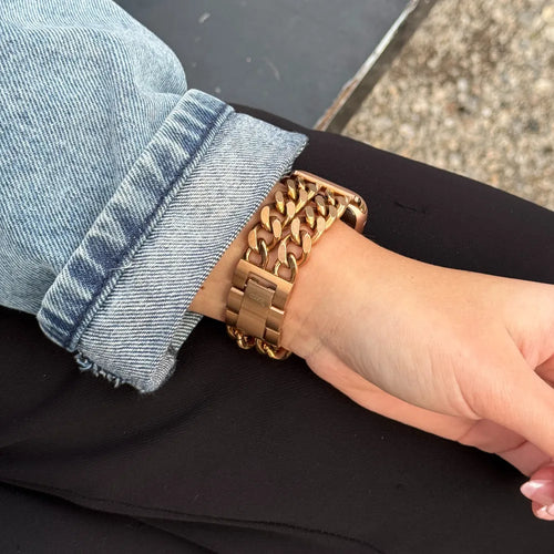 xoxo Wildhearts Apple Watch Steel Strap - Chain strap (Rose Gold)