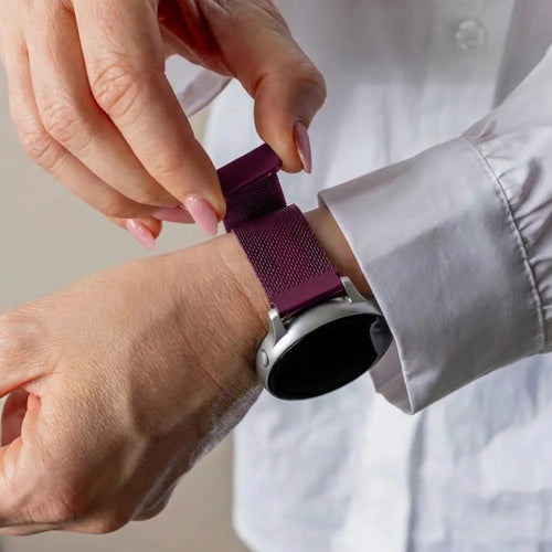 Samsung Galaxy Watch Active Milanese Strap (Purple)