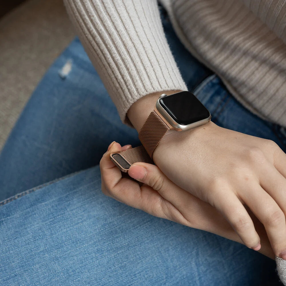 Apple Watch Milanese Strap (Rosé)