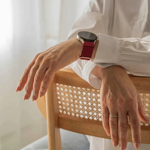 Bandz Samsung Galaxy Watch 4 40mm elastische band 'Easy fit' (rood)