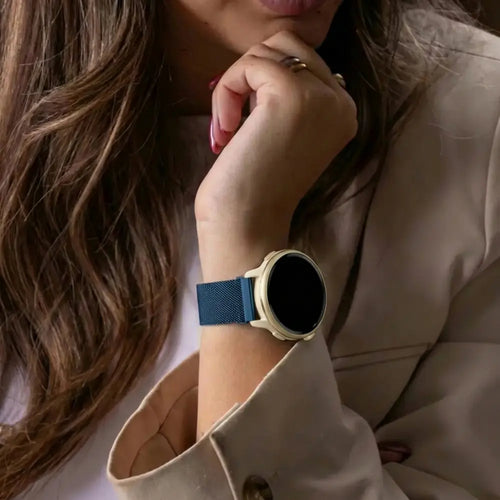 Garmin Vivoactive 6 Milanese Strap (Blue)