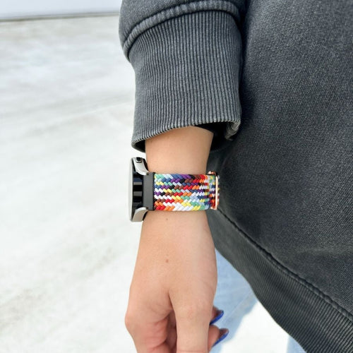 Amazfit Bip 3 (Pro) Adjustable Braided Strap (Rainbow)