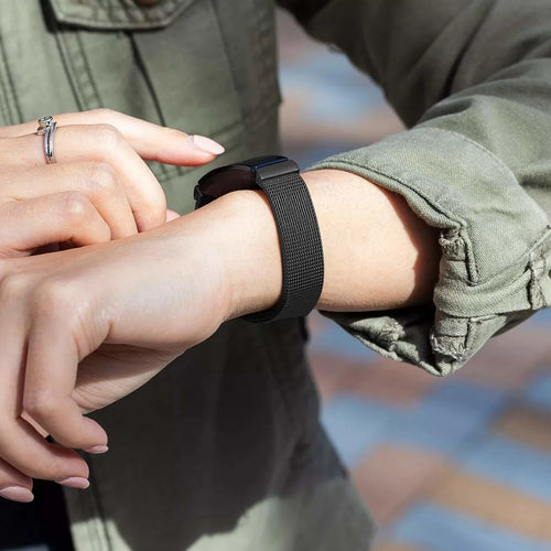Fitbit Charge 4 Milanese Strap (Black)