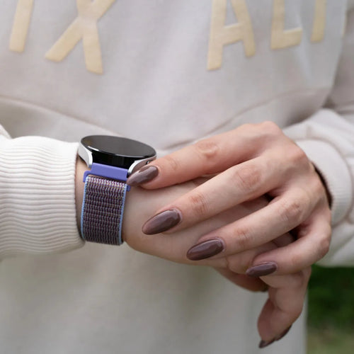 Correa nylon Oppo Watch S (lila)