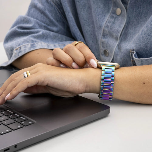 Amazfit Active Steel Strap (Rainbow)