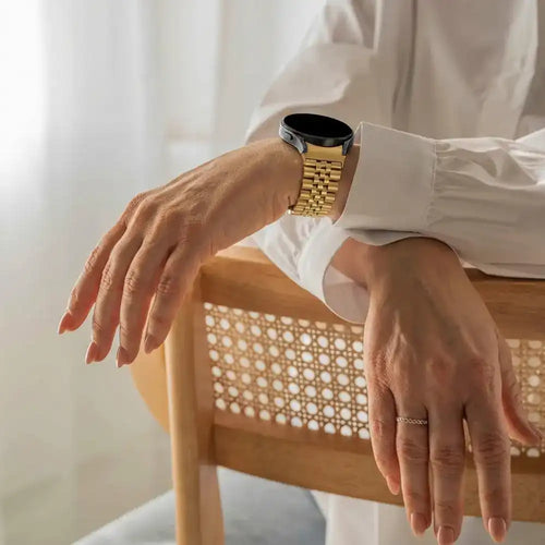 Samsung Galaxy Watch 7 - 40mm Jubilee stalen band (goud)