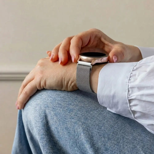 Samsung Galaxy Watch Active Milanese Strap (Silver)