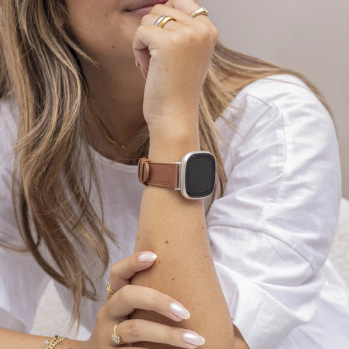 Modern Leather Strap, brown, lifestyle photo