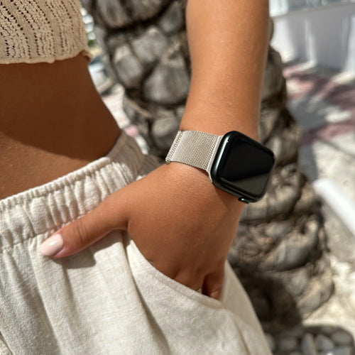 xoxo Wildhearts Apple Watch Milanese Strap (Starlight)