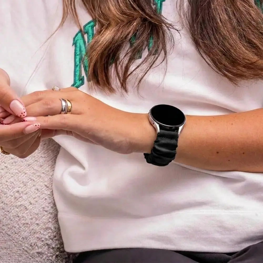 Correa Scrunchie Xiaomi Amazfit Bip (negro)