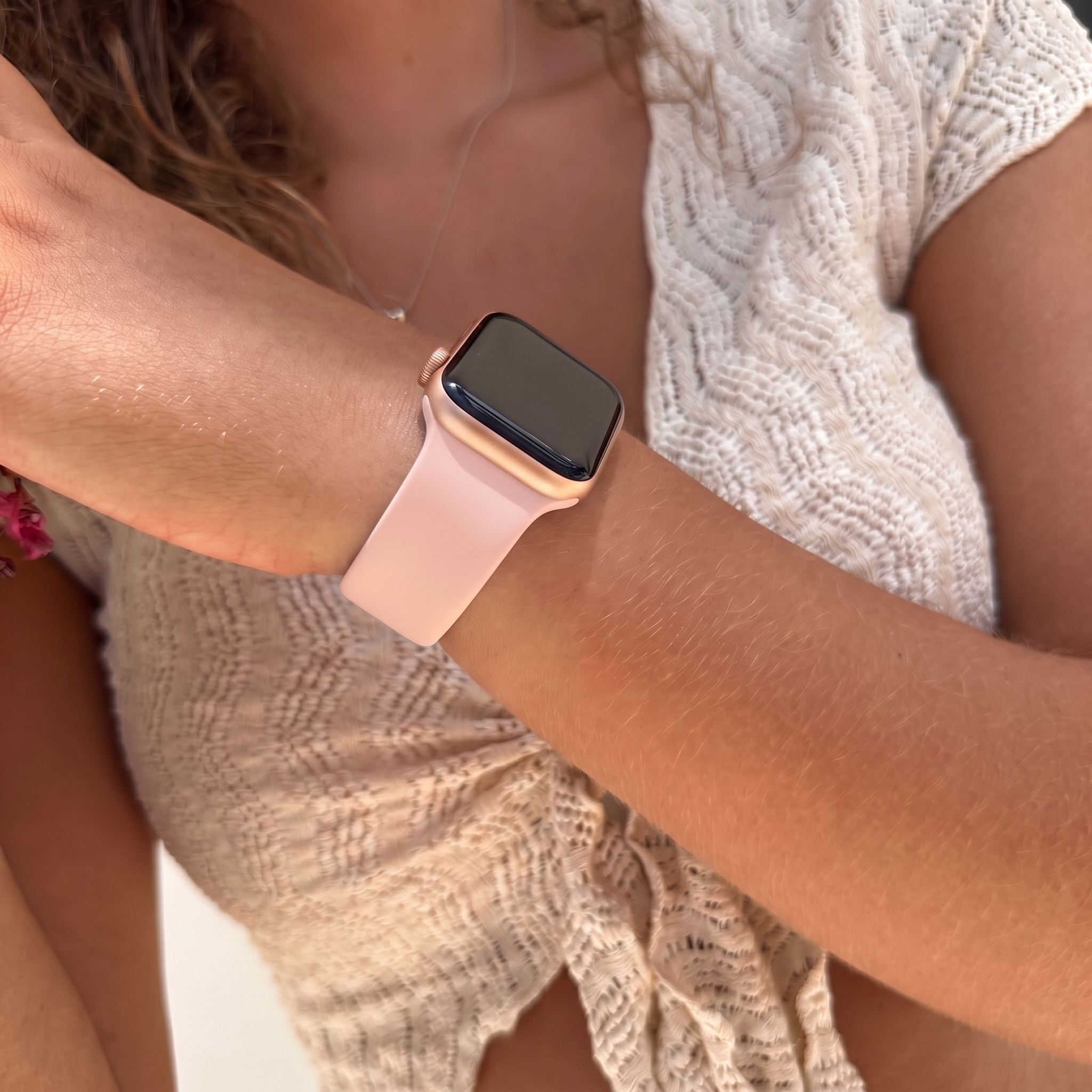 xoxo Wildhearts Correa silicona Apple Watch (rosa claro)