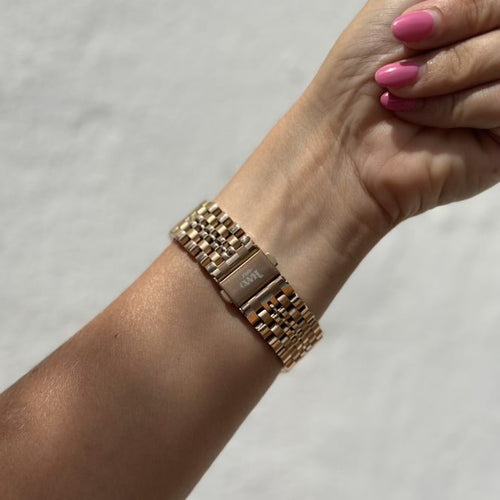 xoxo Wildhearts Huawei Watch GT 3 46mm Steel Strap (Rose Gold)