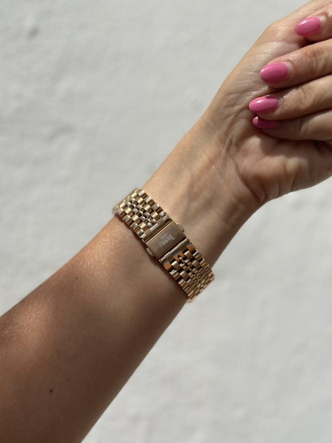 Correa acero xoxo Wildhearts Samsung Galaxy Watch Active (rosado/dorado)