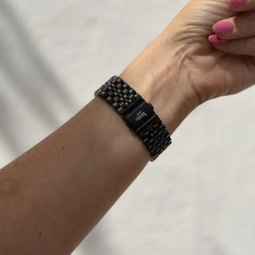 Correa acero xoxo Wildhearts Fossil Gen 5 (negro)