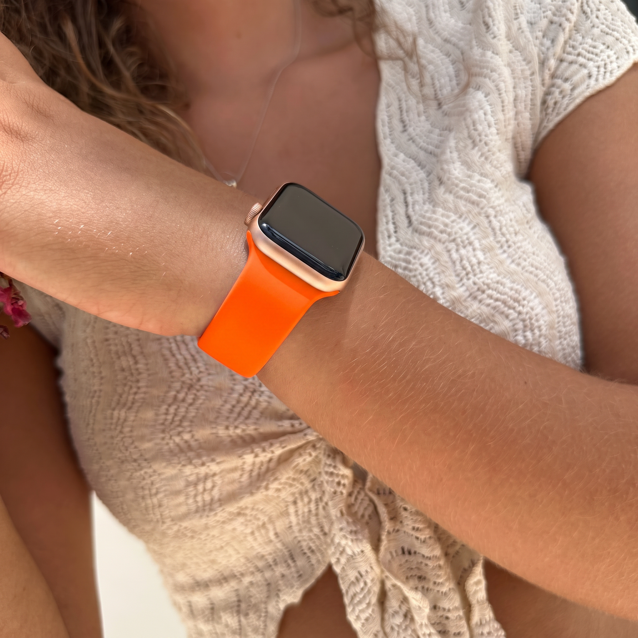 xoxo Wildhearts Correa silicona Apple Watch (naranja)