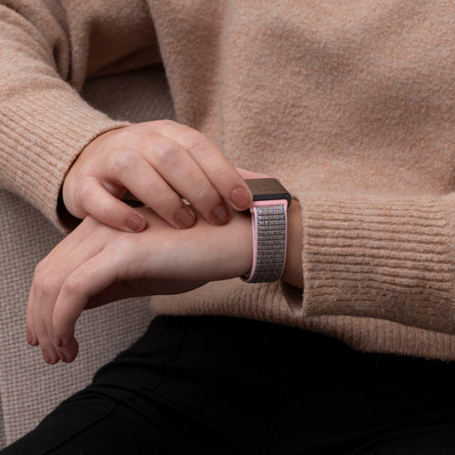 Nylon Strap, pink, lifestyle photo
