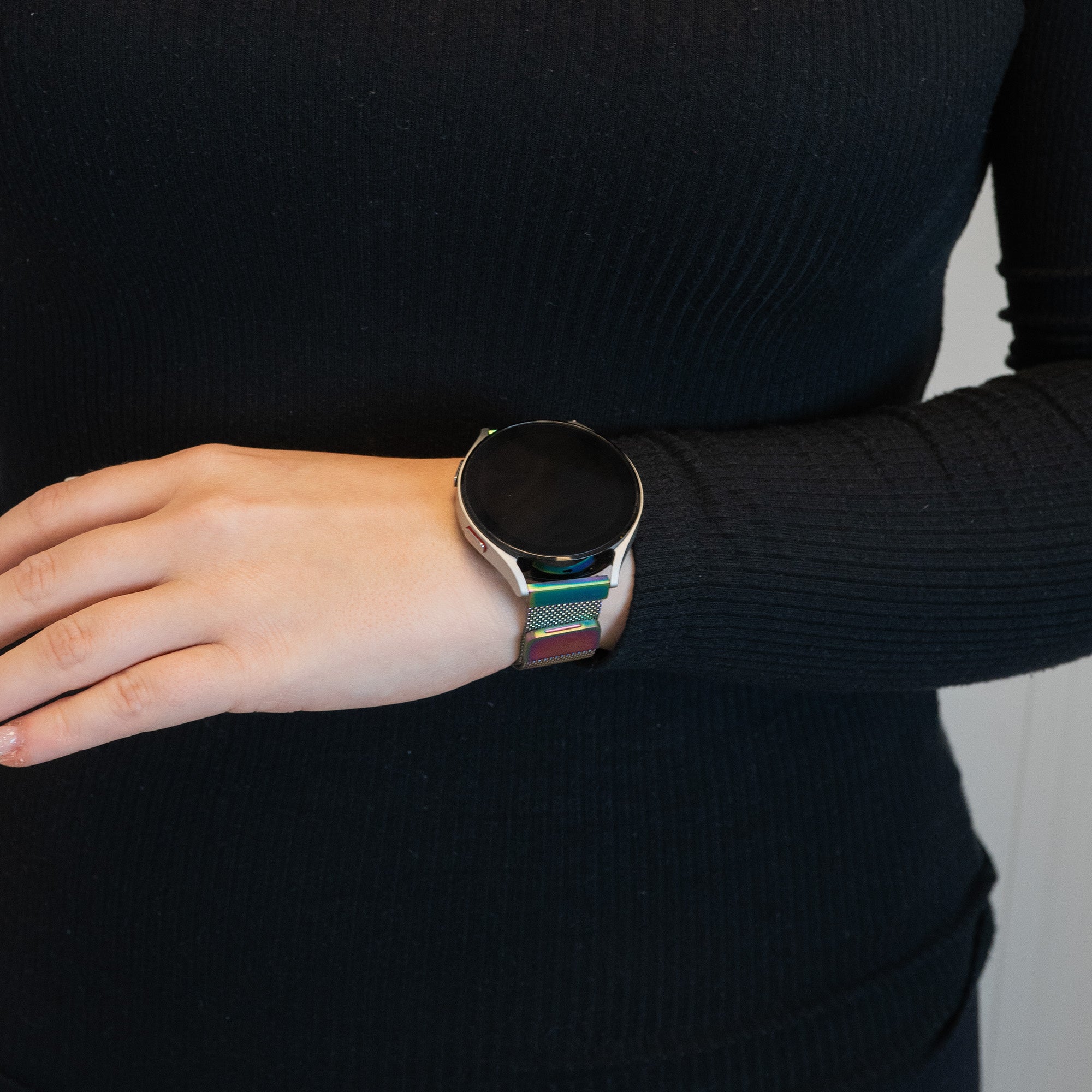 Bandz Correa milanesa Loop Garmin Vivomove Trend (arcoiris)