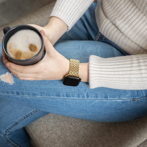 Steel Dragon Strap, gold, lifestyle photo