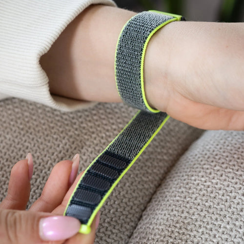 Nylon Strap, flash yellow, lifestyle photo