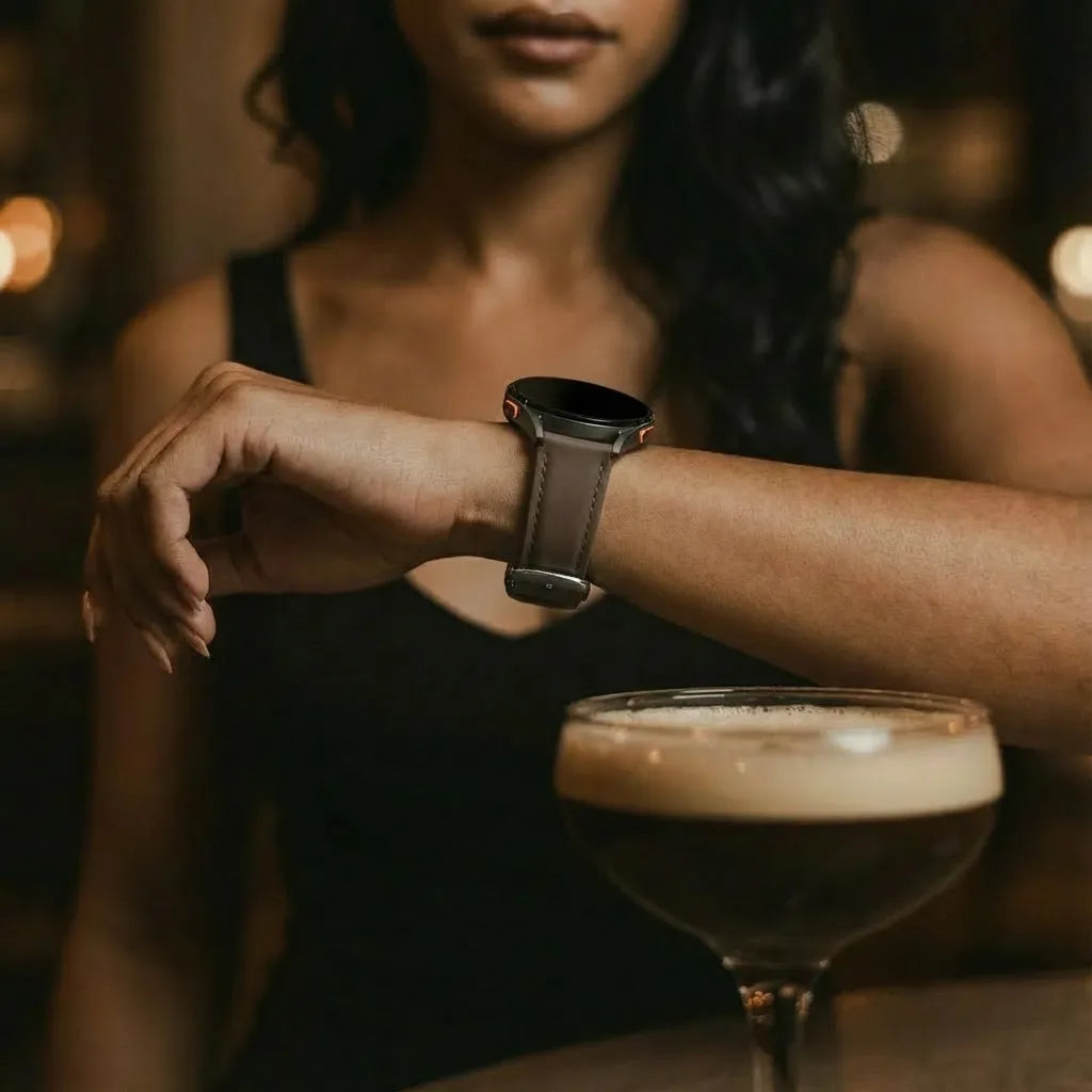 Coros Apex 42mm Slimfit Leather Strap (Dark Brown)