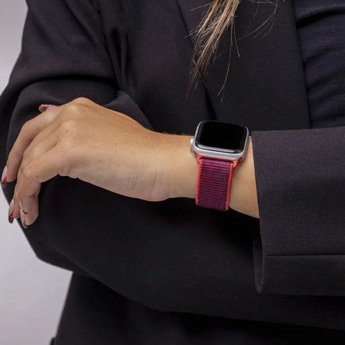 Apple Watch Nylon Strap (Purple/Red)