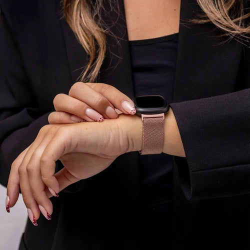 Milanese Strap, pink, lifestyle photo