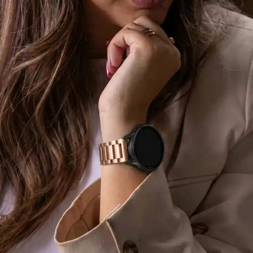 Correa acero Garmin Vivoactive 6 (rosa dorado)