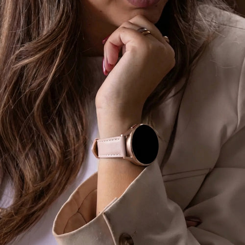 Correa cuero 'One Push' Samsung Galaxy Watch 7 - 40mm (rosa claro)