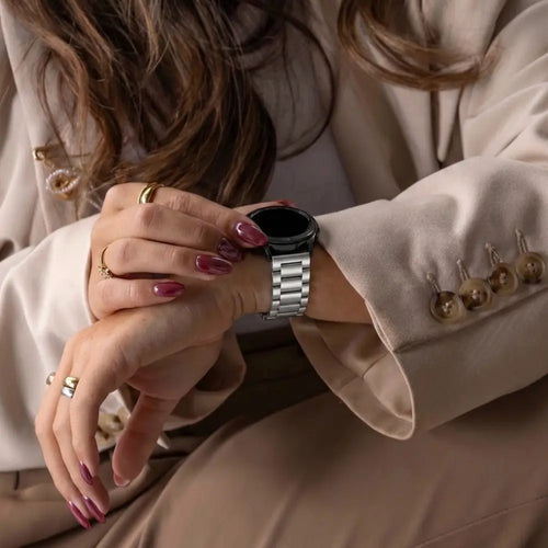 Correa acero Samsung Galaxy Watch 3 41mm (plateada)