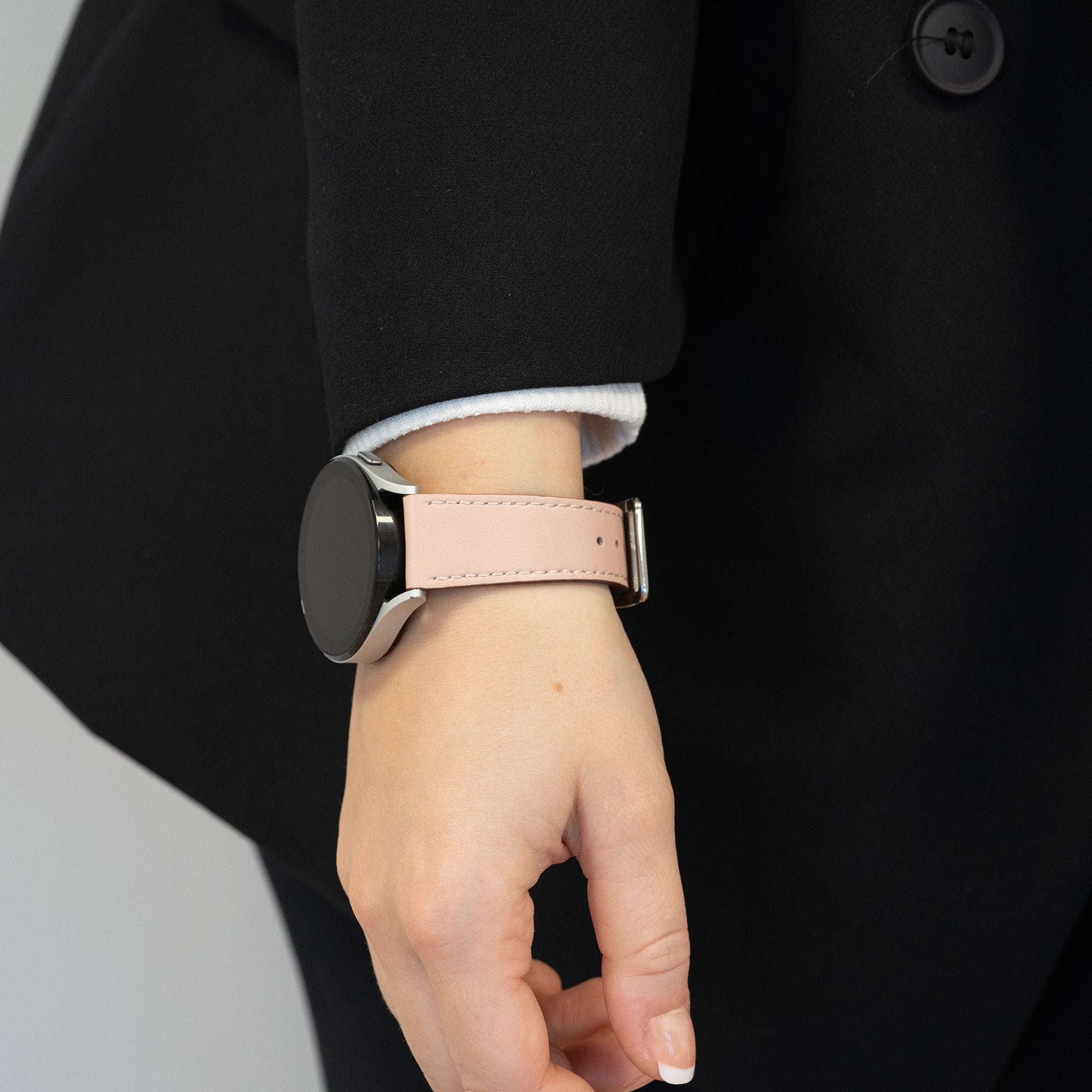 Bandz Correa cuero 'De lujo' Samsung Galaxy Watch 4 - 40mm (rosa)