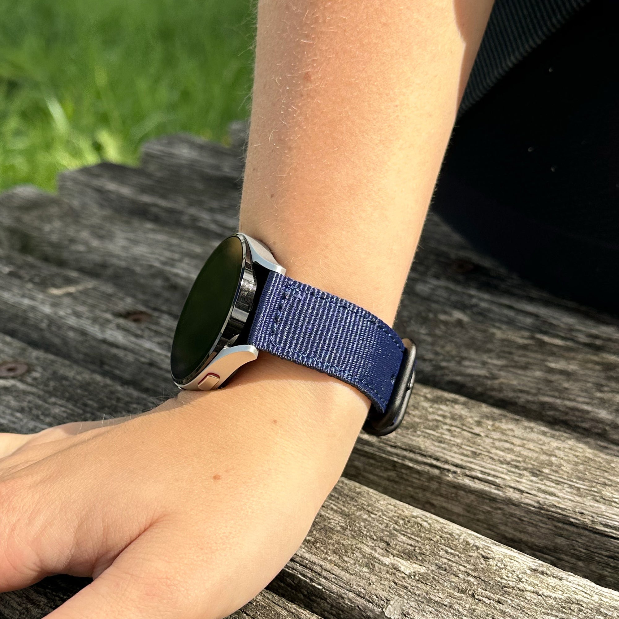 Huawei Watch GT 5 - 46mm Nylon Buckle Strap (Blue)