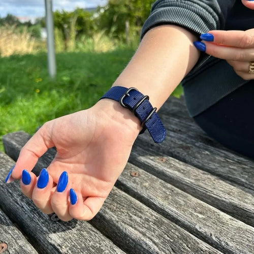 Correa nylon con hebilla Amazfit GTR Mini (azul)
