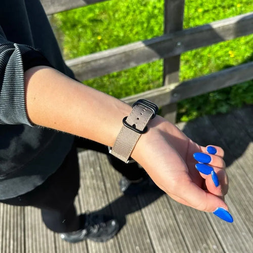 Correa nylon con hebilla Polar Street X (caqui)