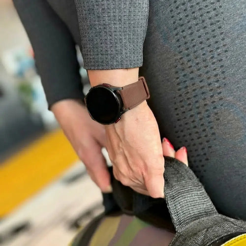 Samsung Galaxy Watch 4 44mm Silicone Strap with Buckle (Brown)