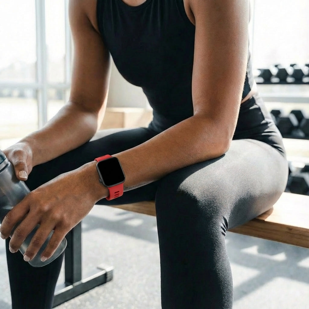 Redmi Watch 4 Silicone Strap (Red)