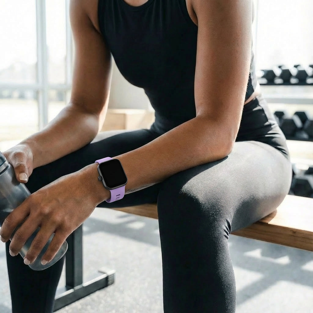Redmi Watch 4 Silicone Strap (Light Purple)