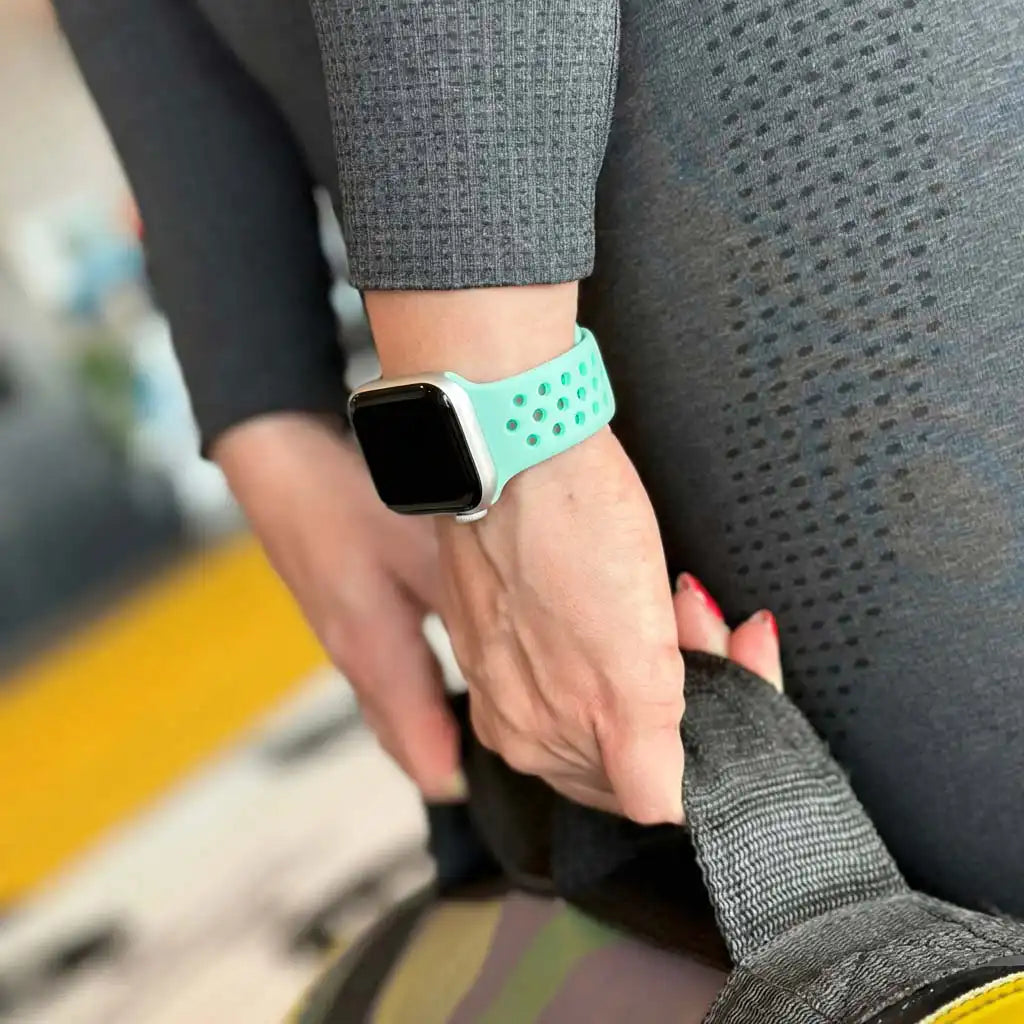 Correa deportiva Apple Watch (turquesa)