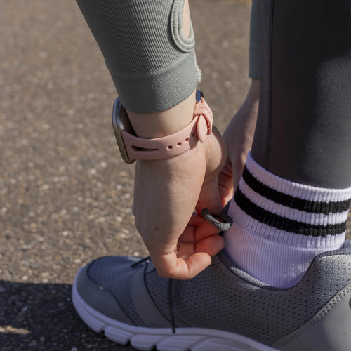 Correa silicona lujo Fitbit Versa 4 (rosa)