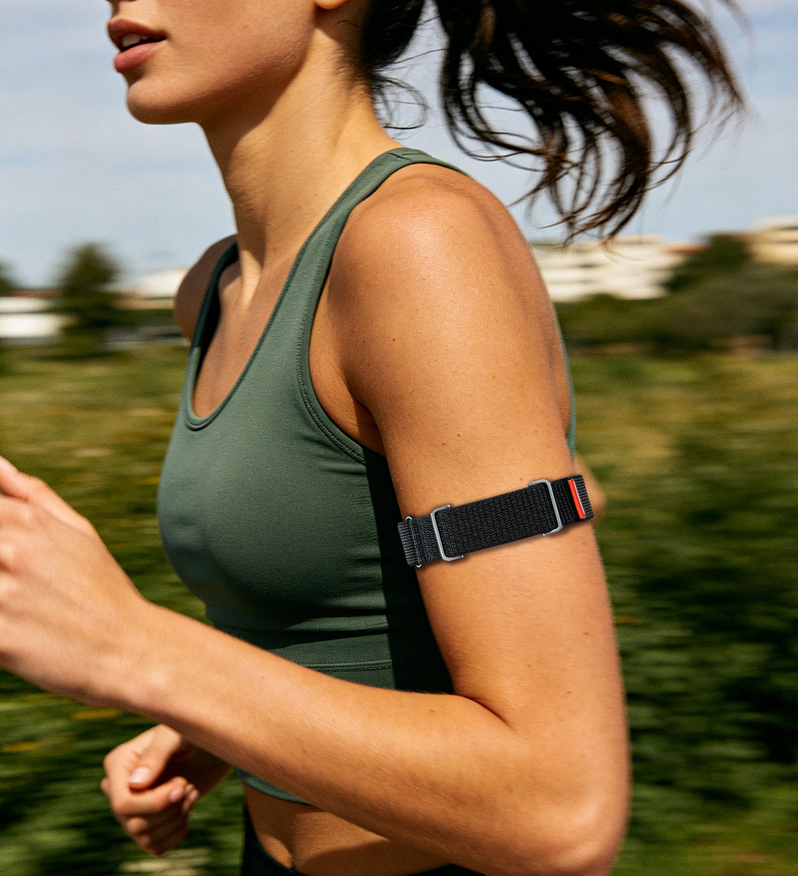 Correa nylon bíceps Fitbit Air (negro)