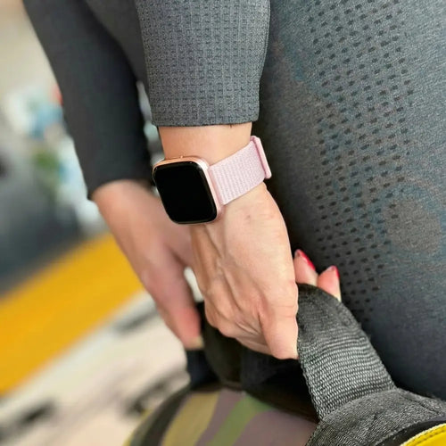 Fitbit Versa - Versa 2 Nylon Strap (Light Pink)