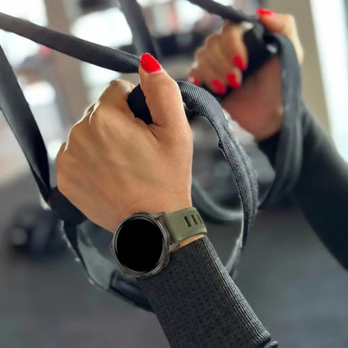 Bandz Garmin Venu 4 - 41mm Sport Strap with Buckle (Olive Green-Black)