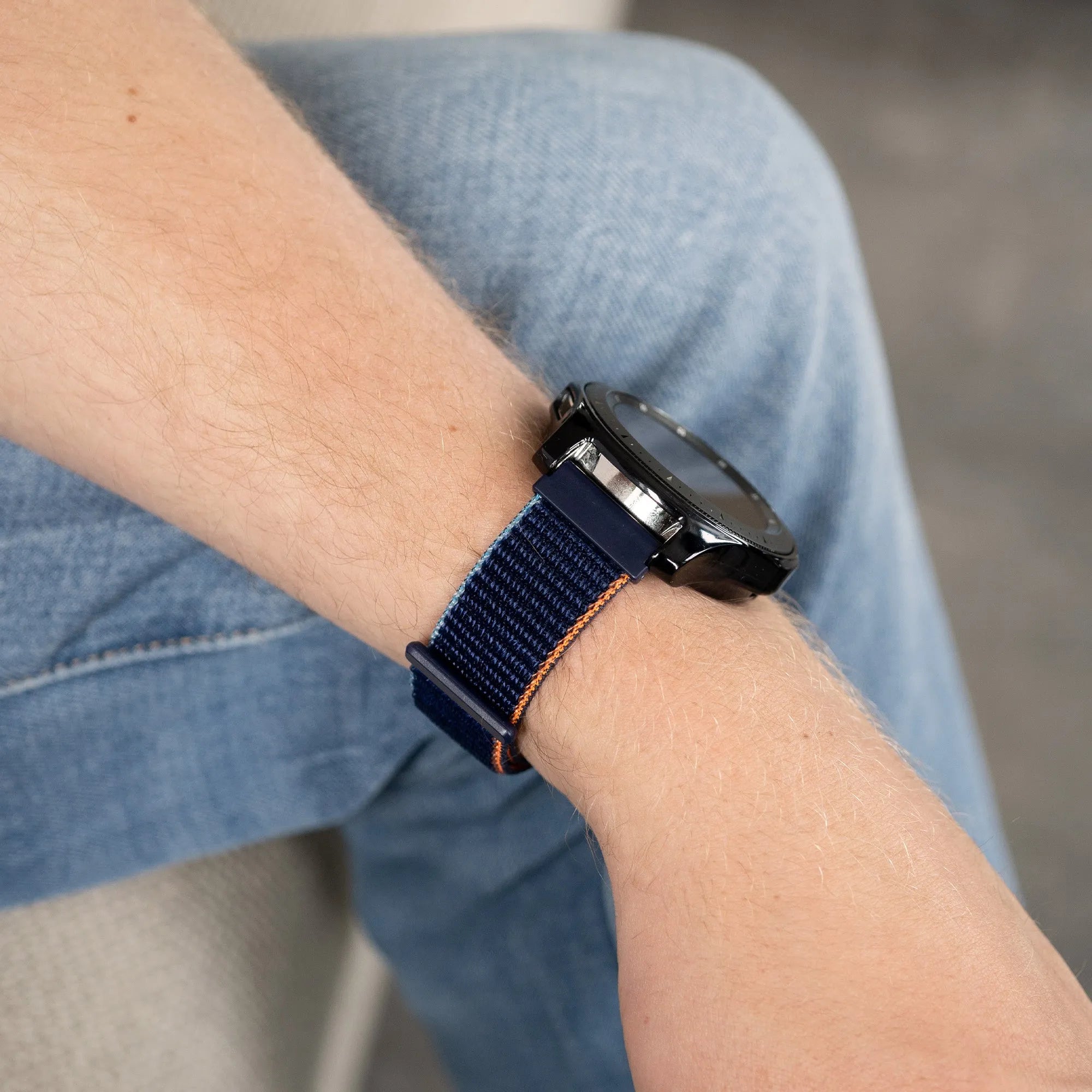 Correa nylon Amazfit Bip 6 (azul marino)