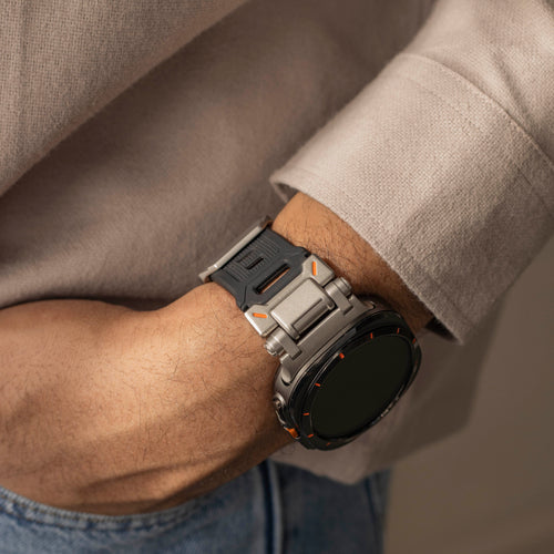 Correa de TPU 'Explorer' Samsung Galaxy Watch Ultra (negro con titanio)
